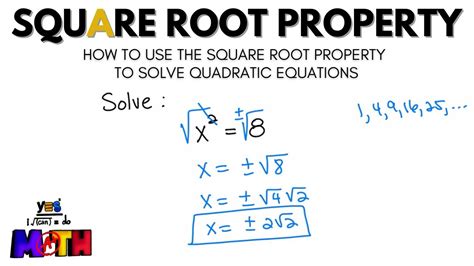 What is the Square Root Property - YouTube