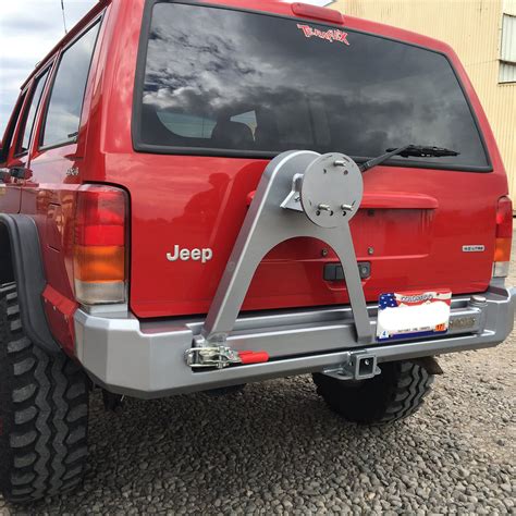 "Rock Proof" Rear Bumper with Tire Carrier (84-01 XJ) – M.O.R.E. | Jeep ...