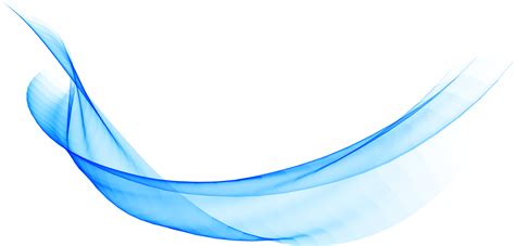Abstract Blue Wave Lines PNG - Blue Background