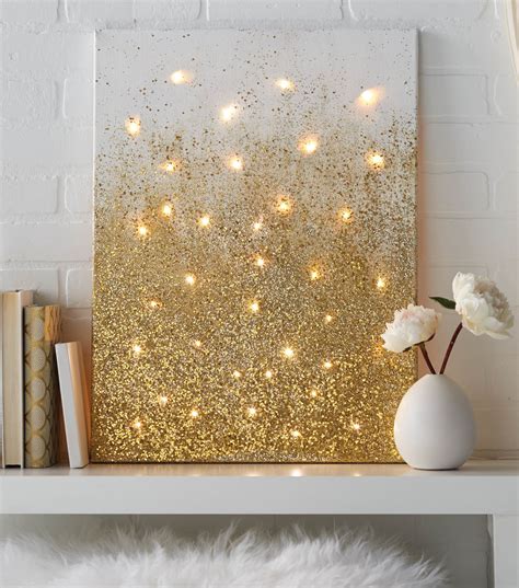 Glitter and Lights Canvas | JOANN