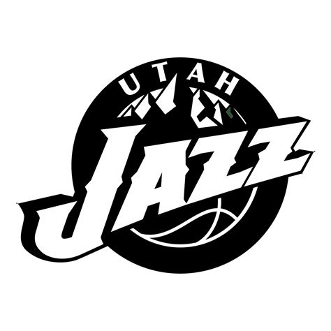 Utah jazz black logo vector 26784028 Vector Art at Vecteezy