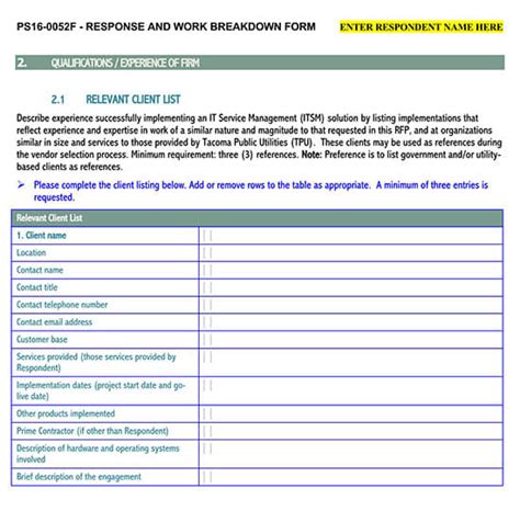 15 Winning RFP Response Templates (Word | PDF)