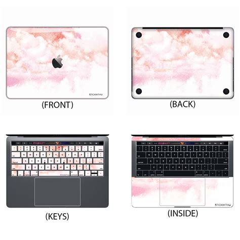 Pink MacBook Skin Watercolor MacBook Sticker Cover Pastel | Etsy