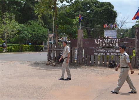 Thailand-Cambodia Border Crossing Markets, Casinos, Temples, Tension