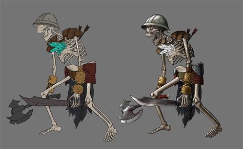 ArtStation - Skeleton warrior - Concept Art