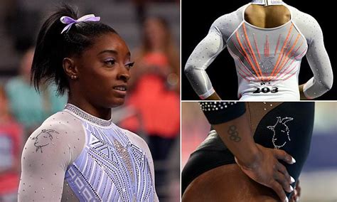 Simone Biles Rhinestone Goat On Leotard - Simone Biles on bedazzled ...