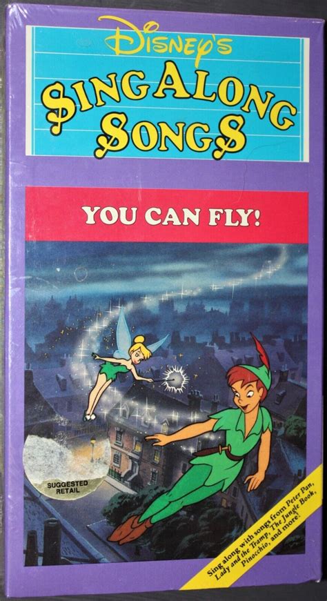 Disneys Sing Along Songs - Peter Pan: You Can Fly (VHS, 1993) for sale ...