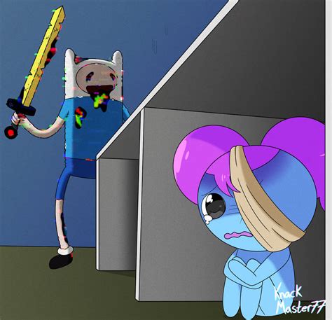 Pibby hiding from corrupted Finn by KnackMaster77 on DeviantArt