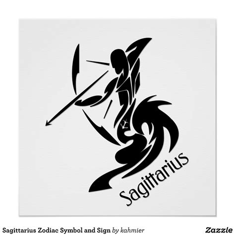 Sagittarius Zodiac Symbol and Sign | Zazzle | Zodiac sagittarius ...