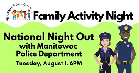 Manitowoc Police Department and Manitowoc Public Library Join Forces to Celebrate “National ...