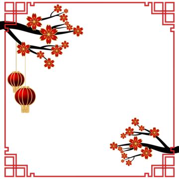 Chinese New Year Frame PNG Transparent Images Free Download | Vector ...