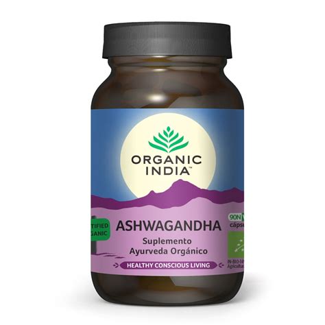 Comprar Ashwagandha 90 cápsulas - Organic India | Indiaveda