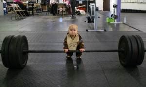 Baby Lifting Weights - Ramsey Voice Studio