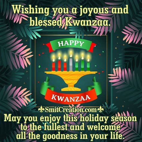 Happy Kwanzaa Best Wishes - SmitCreation.com