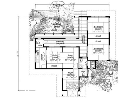 Traditional Japanese house plan | Casas tradicionales, Planos de casas tradicionales, Casa ...