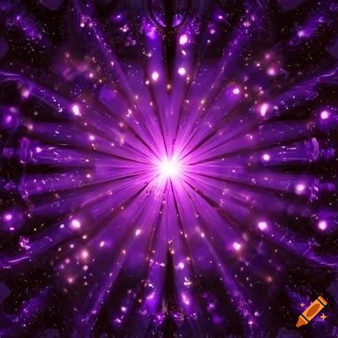 Sparkling purple lights on white background on Craiyon