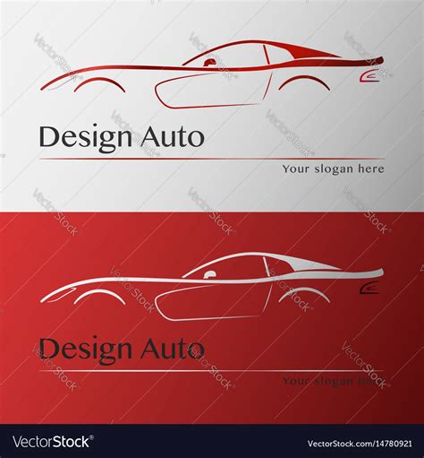 Design car with business card template Royalty Free Vector