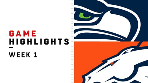 Seahawks vs. Broncos highlights | Week 1