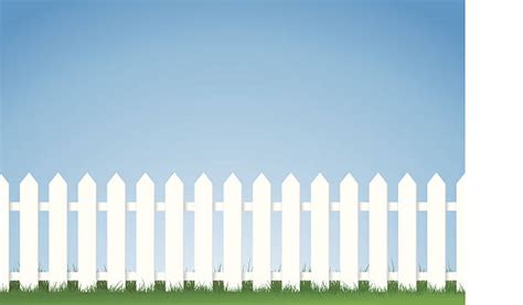 house with picket fence clipart - Clipground