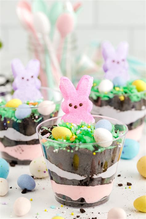 Easter Dirt Cups - Made To Be A Momma