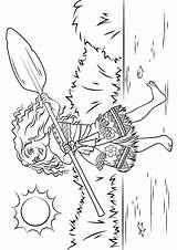Moana Baby Coloring Pages sketch template