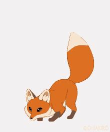 Cute Lively Fox Hopping Animation GIF | GIFDB.com