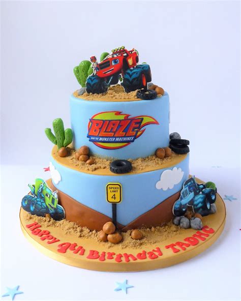 Blaze And The Monster Machines Edible Cake Topper | stickhealthcare.co.uk