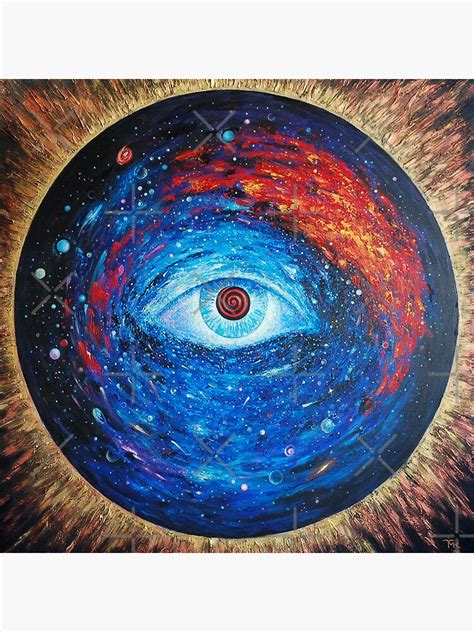 "The Eye of God All-Seeing God's Eye Acrylic Painting" Poster by Margarita-Art | Redbubble