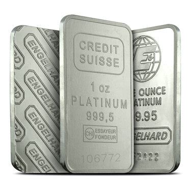 Platinum Bar 1 Oz. (Varies) | Buy Online at Lear Capital