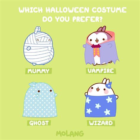 Molang - Halloween Costume | Molang, Halloween costumes, Some funny videos