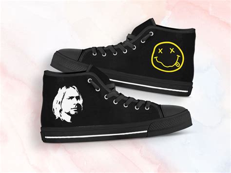 Kurt Cobain Shoes | Custom Canvas Sneakers For Kids & Adults