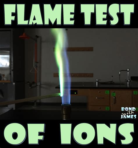 Bond with James: Flame Test of Ions