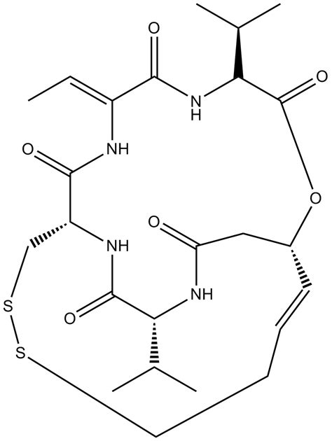 APExBIO - Romidepsin (FK228)|HDAC1/HDAC2 inhibitor,potent and selective|CAS# 128517-07-7