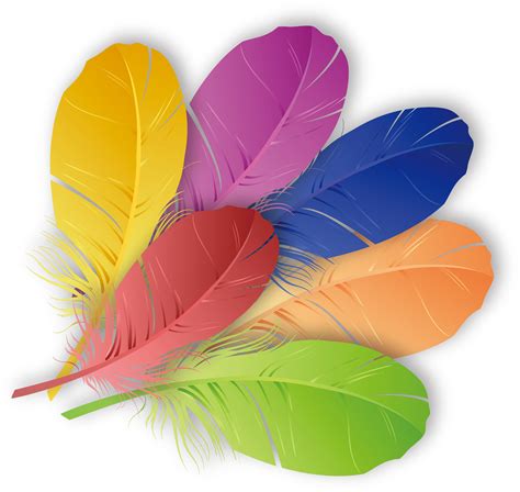 Feathers clipart colored, Feathers colored Transparent FREE for download on WebStockReview 2024