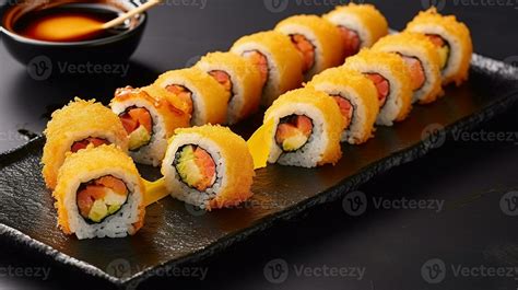 Hot and Crunchy Deep-Fried Sushi Rolls Packed with Shrimp Goodness ...