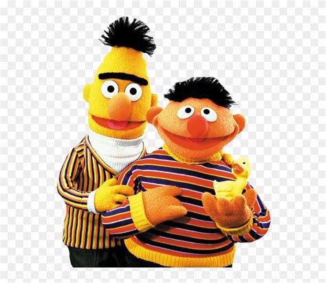 Bert And Ernie In Png Form - Bert And Ernie From Sesame Street - Free ...