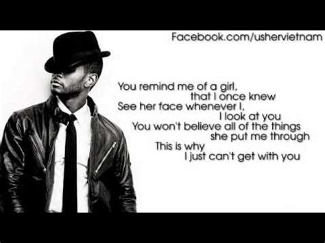 Usher - U Remind Me [Lyrics Video] - YouTube