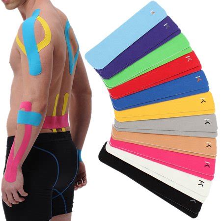 9 Colors 2x Sport Muscle Pain Relief KT Tape Pro Synthetic Kinesiology Elastic Sports Tape ...