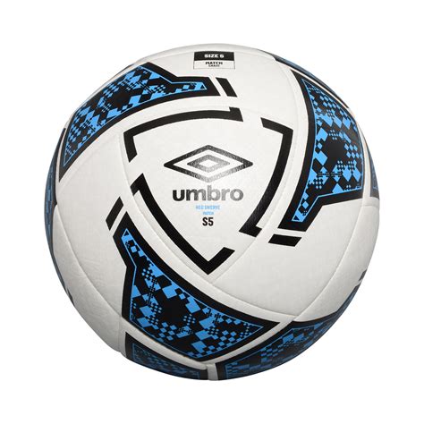 Umbro Neo Swerve Match Soccer Ball - White/Black/Blue | Source for Sports