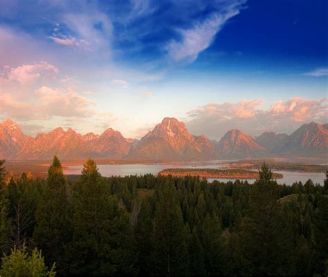 Sunrise over Grand Teton