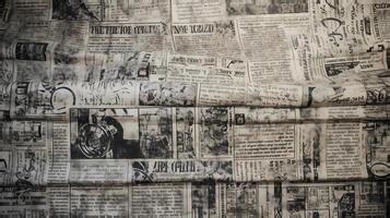 Newspaper Texture Background