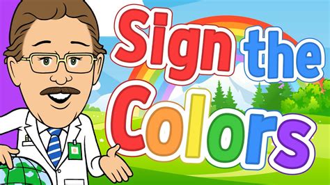 Sign the Colors | Jack Hartmann | ASL Colors - YouTube