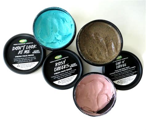 Product Review: LUSH Fresh Face Masks — Cup O' Coffee, Don't Look At Me, Rosy Cheeks - Solo Lisa