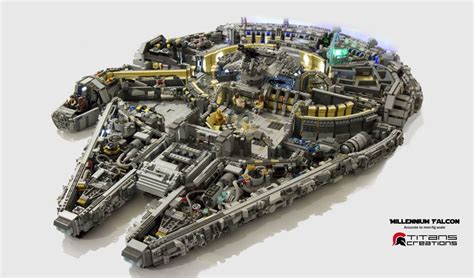 El Halcón Milenario de Lego definitivo: 10 000+ piezas y templanza Jedi ...