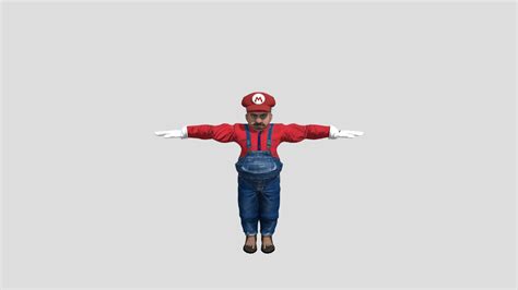 Mario Realistic 3_0 - Download Free 3D model by tomascolt12 [5831cad] - Sketchfab