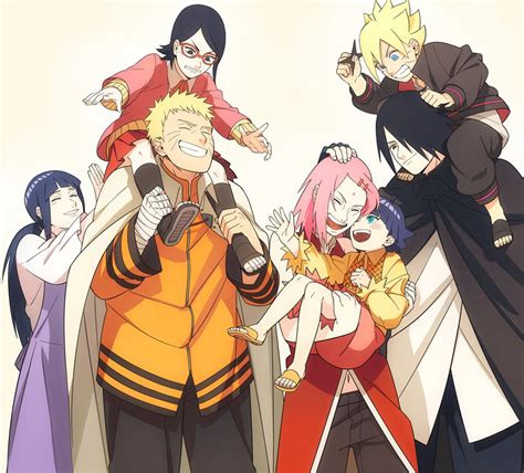 Naruto Family Bonds HD Wallpaper by ミン (pixiv)