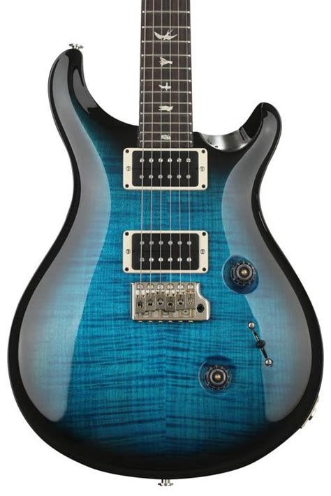 PRS Custom 24 - Blue Matteo Smokewrap Burst with Pattern Regular Neck ...