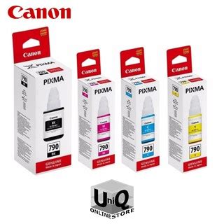 Canon GI-790 Set of Refill Inks For Pixma G2010, G3010, G4010 (Set of 4 colors) | Shopee Philippines