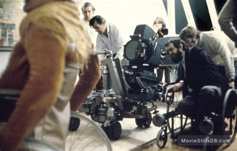 A Clockwork Orange - Behind the scenes photo of Stanley Kubrick