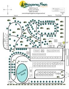 Map 2013 - Whispering Pines Campground